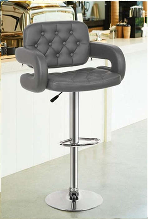 Bar Stools / Kitchen Breakfast Chairs -1 Pack - Grey Colour