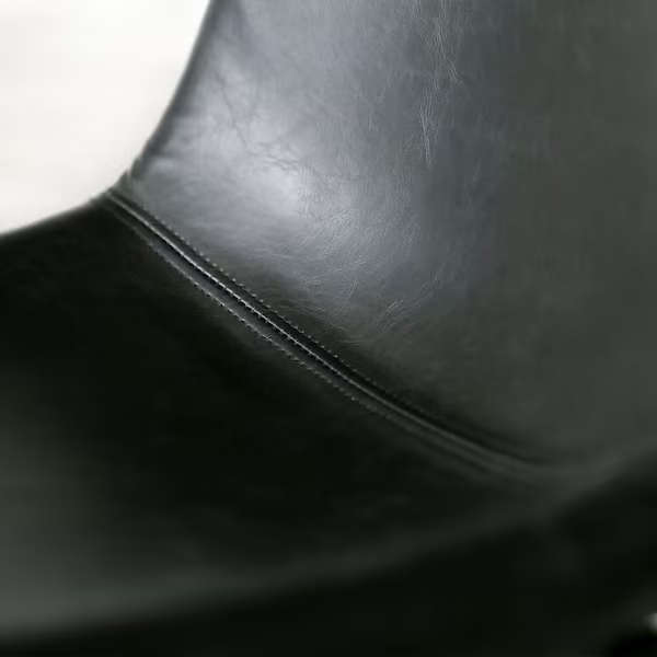Modern and Elegant Leather Dining Chair-Black or Brown