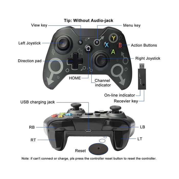 Gaming N-1 Wireless controller for Xbox with Brook adapter -OPEN BOX