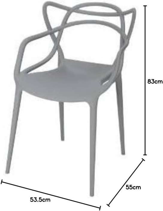 Elegant plastic web chairs-Black, Grey,Red or White