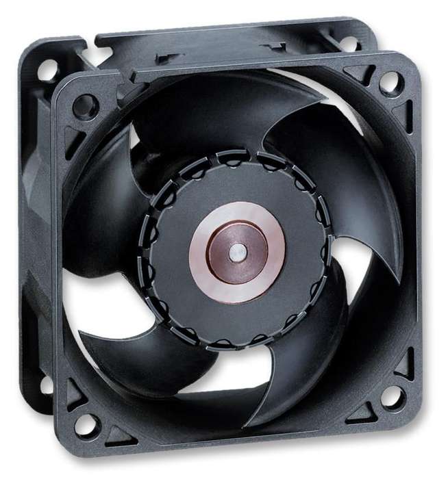 Ebm-Papst (622/2H3P) DC Axial Fan, 12 V, Square, 60 mm, 25 mm