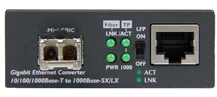 Startech (MCM1110MMLC) Fibre Media Converter, RJ45, 1 Gbps, 850nm