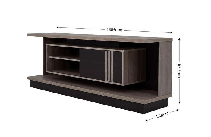 Plasma/Smart TV Stands - Sliding Doors and Shelves -Wenge