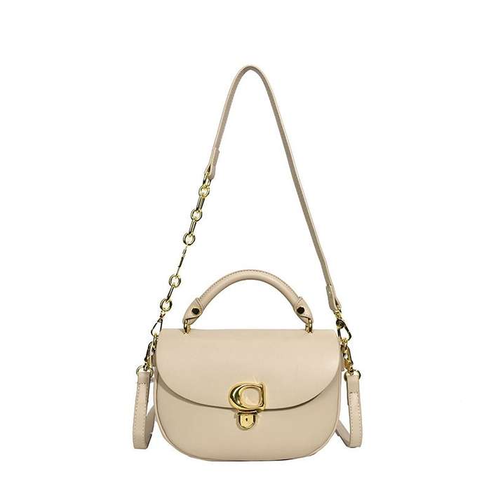 2023 HG Texture Shoulder Bag - White