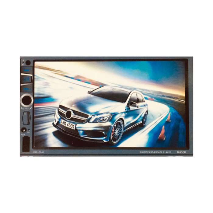7018B 7 Inch Double Din Car MP5 Player IPS Full View Touch Screen Stereo FM Radio bluetooth with Bac