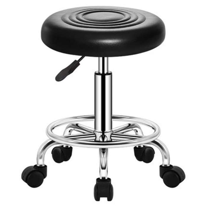Adjustable Round Rolling Stool