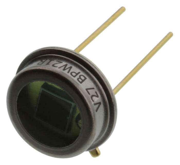 Vishay (BPW21R) Photodiode, 50 °, 2 nA, 565 nm, TO-5-2