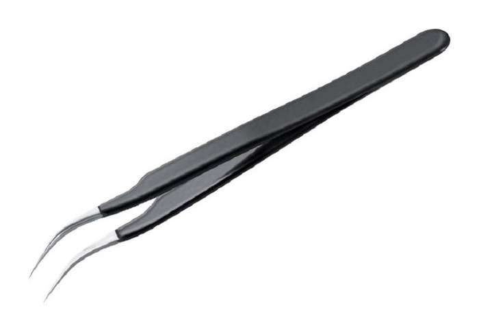 Multicomp Pro (DT000011) Tweezer, ESD, Curve, Pointed, Stainless Steel