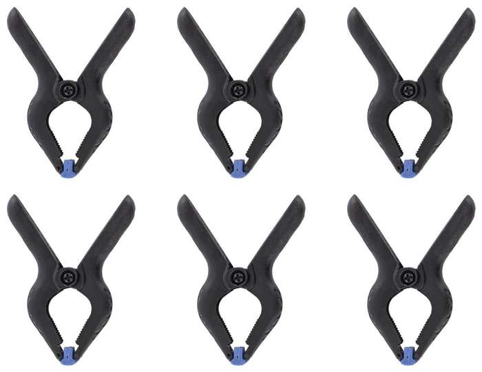 Multicomp Pro (MP002089) Nylon Grip Clamp Set, 6Pc, Large