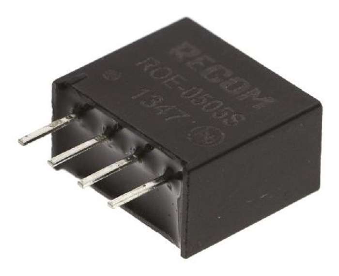 Recom Power (ROE-0505S) Isolated Through Hole DC/DC Converter, Output 5V