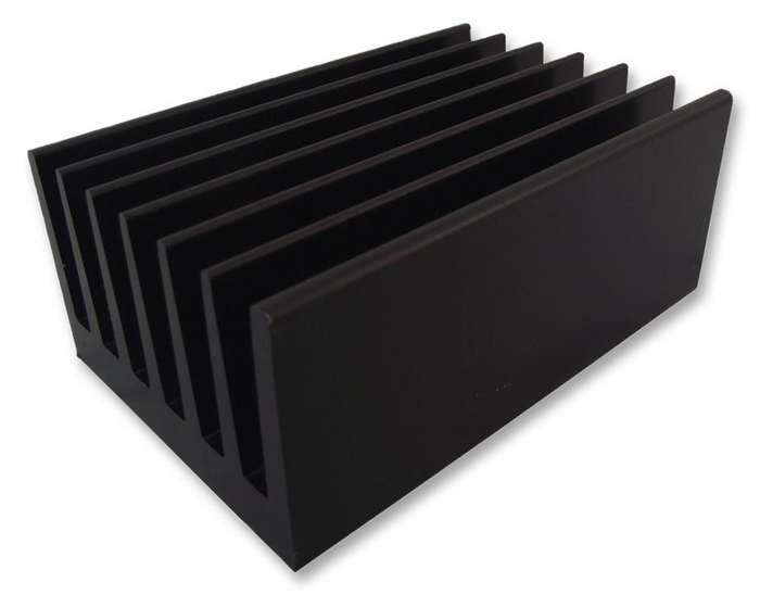 Fischer Elektronik (SK 100/100 SA) Heat Sink, Standard Extruded, 1.5 °C/W