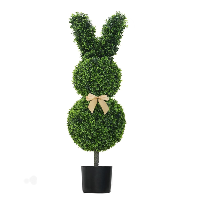 Artificial Rabbit Shaped Topiary Tree