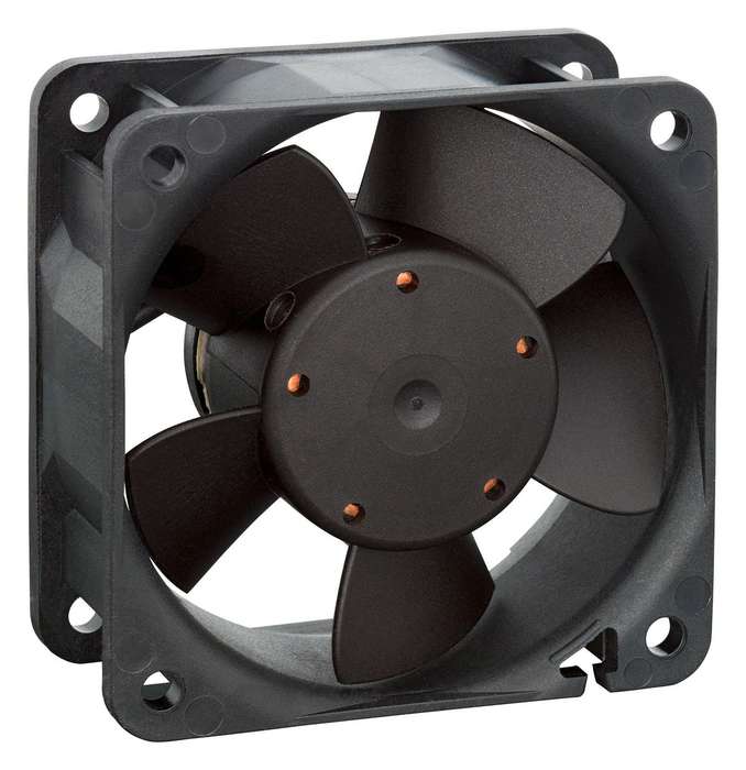 Ebm-Papst (614NGN) DC Axial Fan, 24 V, Square, 60 mm, 25 mm