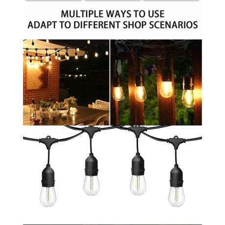 20 LED Solar Bulb String Lights PI-187