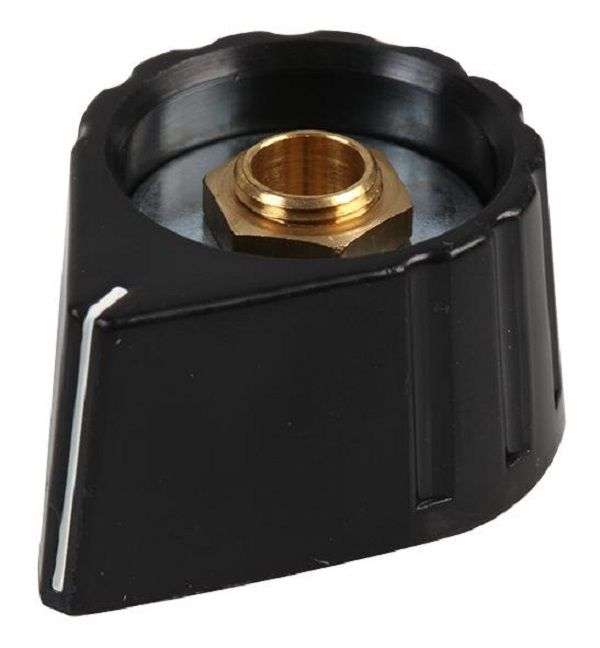 Mentor (428.611) Knob, Round Shaft, 6 mm, Plastic