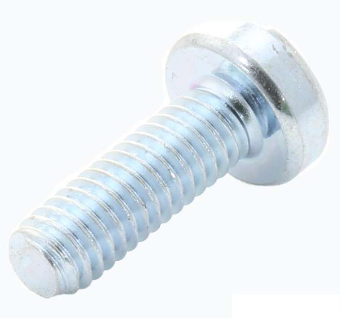 TR Fastenings (M4 12 M4STMC Z100) Machine Screw, M4, 12 mm