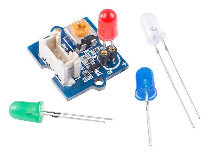 Seeed Studio (104020228) LED Module, with LED Pack, Red/Green/Blue/White