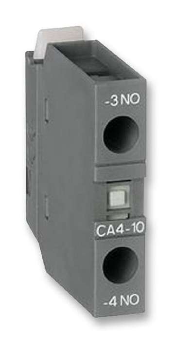 Abb (CA4-10) Contact Block, Front, 1NO, 6 A, 690 V, 1 Pole, Screw