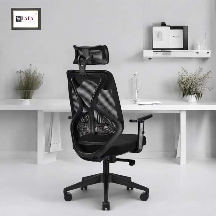 Office Chairs - Executive High Back Mesh Ergonomic - Black Colour