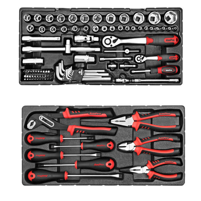Ampro 118 Piece Toolkit with Torch Combo