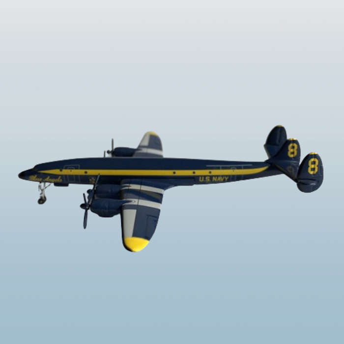 1:400 Scale, US Navy Blue Angels, Lockheed L-1049 Super Constellation Model