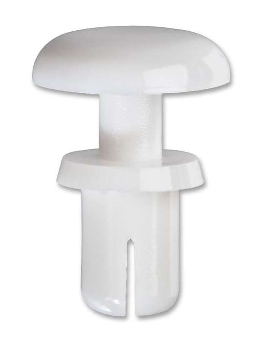 TR Fastenings (TRSR 4055 W) Snap Rivet, White, Nylon 6