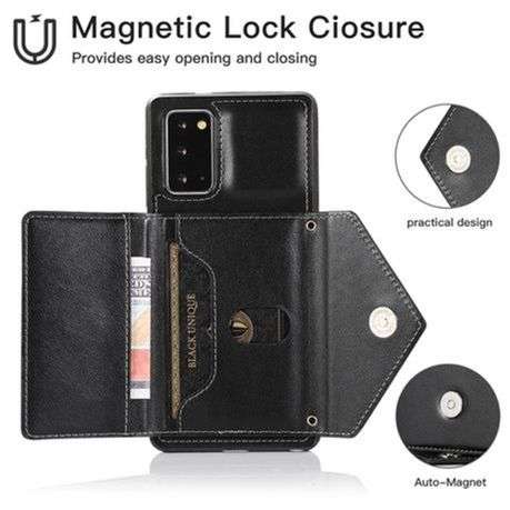 Leather Crossbody Wallet CellPhone Case With Removable Lanyard Straps For Samsung A54