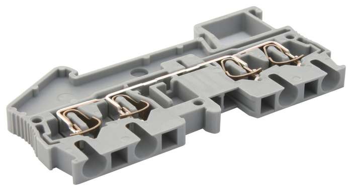 Phoenix Contact (ST 2,5-QUATTRO) DIN Rail Mount Terminal Block, 4 Ways