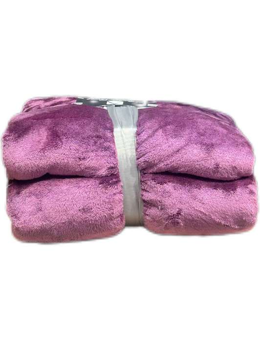 Big and super soft Absolute Decor Fleece Throw - Purple