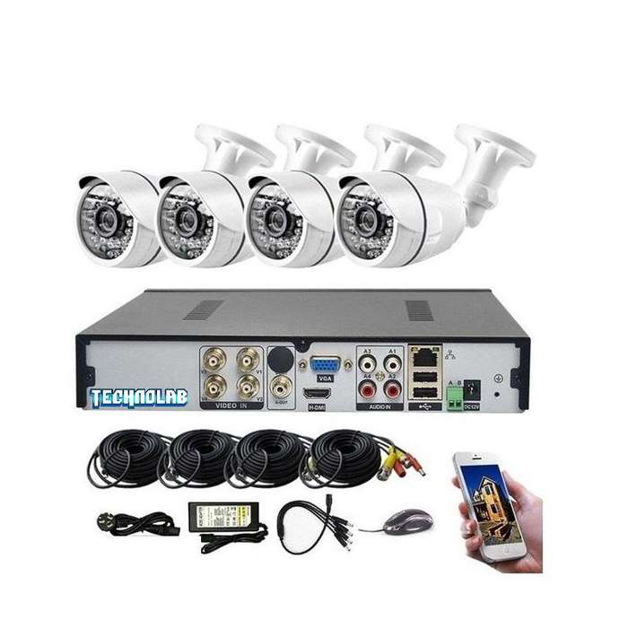 4CH AHD 1080P DIY CCTV Kit