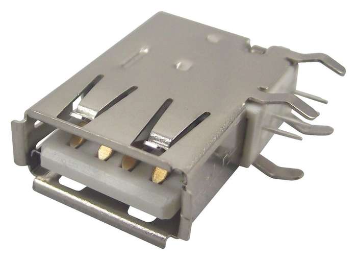 Wurth Elektronik (614004134726) USB Connector, USB Type A, USB 2.0