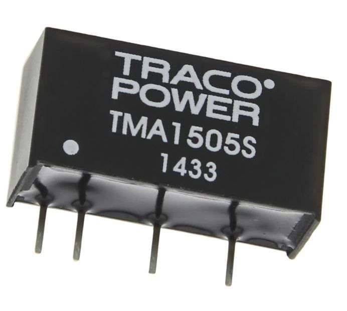 Traco Power (TMA 1505S) Isolated Through Hole DC/DC Converter, Output, 5V