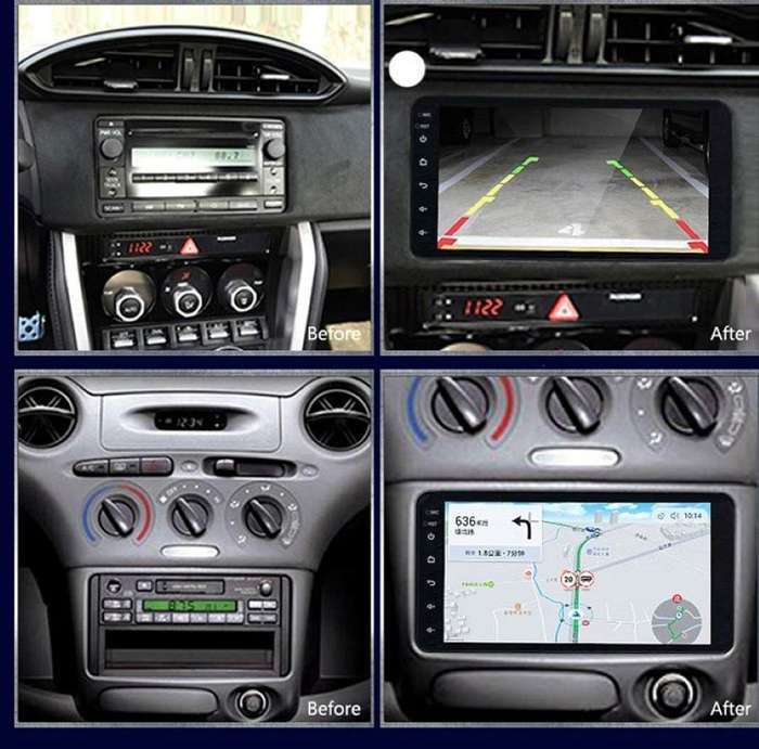 Android Car Radio 7 Inch Touch Screen GPS Sat Navi Stereo Player