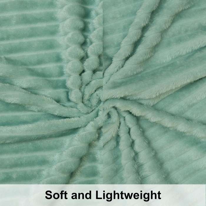 Cozzy Fleece Quality Cover Throw Blanket - Green