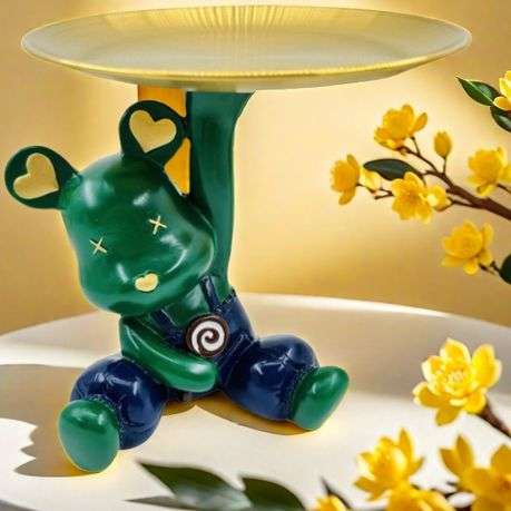 Resin Crafts Exploding Bear Tray Ornaments