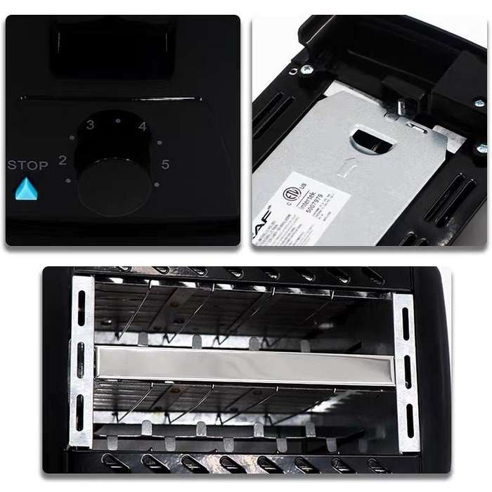 2 Slice Toaster - Black