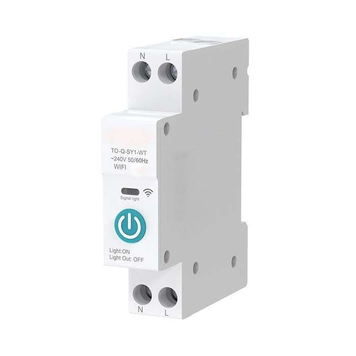 Wireless WiFi Smart WiFi Geyser timer switch - Smart Life/Tuya app 63A WiFi Smart Circuit Breaker