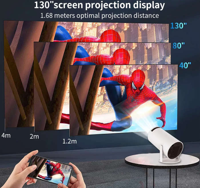 4K Wifi portable smart projector Android os