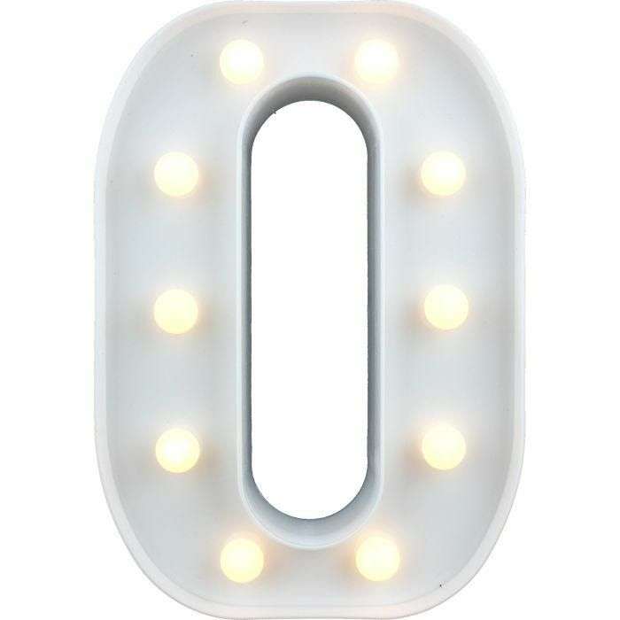 LED Letter Lights - O
