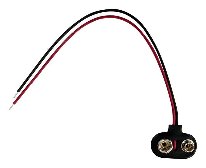Multicomp Pro (MP006239) Battery Contact, PP3, Copper, 6" Wire Lead
