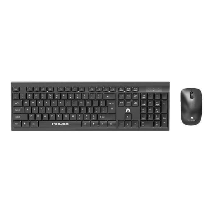 Mikuso Wireless Keyboard and Mouse Combo KB-C019 Black