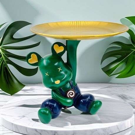 Resin Crafts Exploding Bear Tray Ornaments