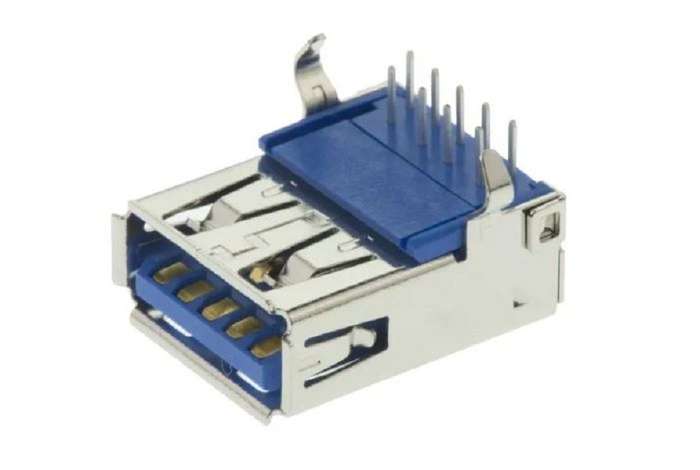 Molex (48405-0003) USB Connector, USB Type A, USB 3.0, Receptacle, 9 Ways