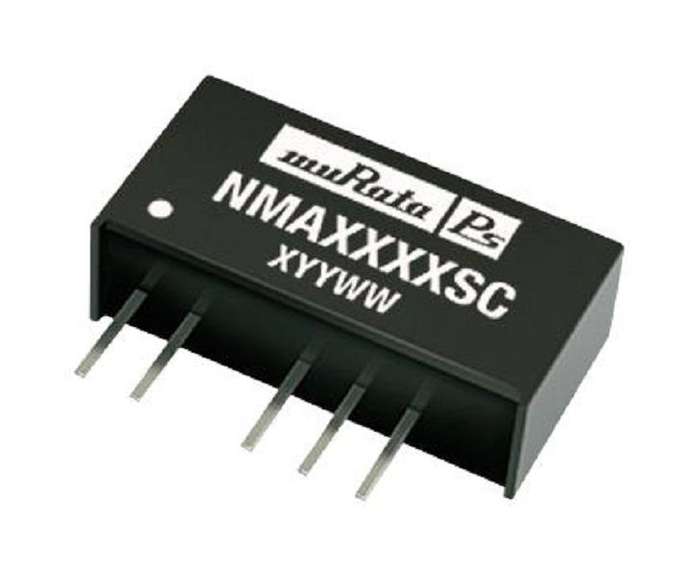 Murata (NMA0515SC) Isolated Through Hole DC/DC Converter 2 Output 15V, 33mA