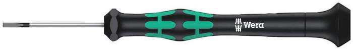 Wera (05118002001) Screwdriver Slotted, Kraftform Micro, 1.5mm Tip