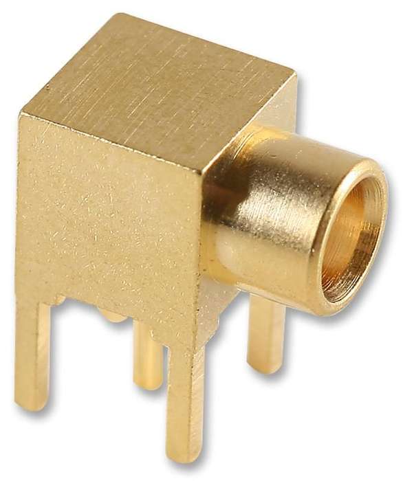 Radiall (R113665000) RF / Coaxial Connector, MCX Coaxial, Right Angle Jack