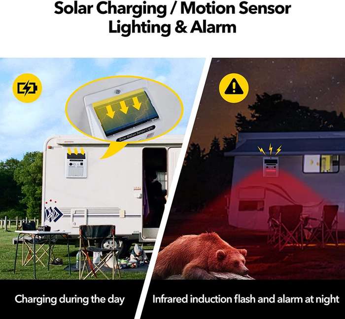 Outdoor Anti-Theft Solar Alarm Security Infrared Motion Sensor Light