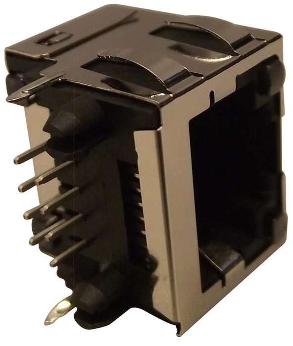 Molex (43860-0010) Modular Connector, RJ45 Jack, 1 x 1 (Port), 8P8C