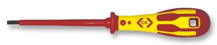 CK Tools (T49144-035) Screwdriver, Slotted, VDE, 100 mm Blade, 3.5 mm Tip