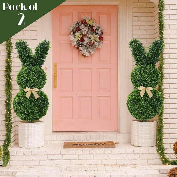Artificial Rabbit Shaped Topiary Tree